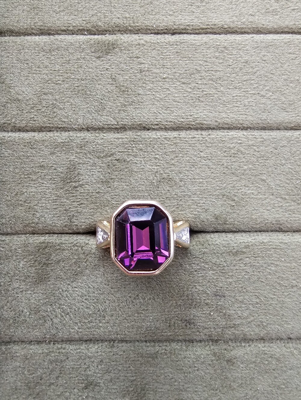 Vintage 18k Gold Plated Ring Size 6